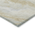 8' X 10' Beige And Silver Abstract Washable Indoor Outdoor Area Rug