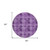 8' Round Eggplant Round Floral Medallion Washable Non Skid Indoor Outdoor Area Rug