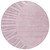 8' Blush Pink And Mauve Round Abstract Washable Indoor Outdoor Area Rug - Blush, Pink, Mauve