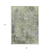 8' X 10' Green And Gray Abstract Washable Indoor Outdoor Area Rug