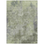 8' X 10' Green And Gray Abstract Washable Indoor Outdoor Area Rug
