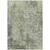 8' X 10' Green And Gray Abstract Washable Indoor Outdoor Area Rug