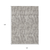 10' X 14' Taupe And Beige Tribal Washable Indoor Outdoor Area Rug