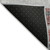 10' X 14' Burgundy And Silver Striped Washable Indoor Outdoor Area Rug