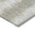 8' X 10' Ivory Beige And Taupe Striped Washable Indoor Outdoor Area Rug - Ivory, Beige, Taupe