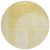 8' Gold Ivory And Yellow Round Geometric Washable Indoor Outdoor Area Rug