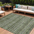 8' X 10' Olive Green Gray And Fern Green Southwestern Washable Indoor Outdoor Area Rug