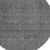 8' Charcoal And Gray Round Abstract Washable Indoor Outdoor Area Rug