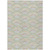 9' X 12' Pearl Orange And Purple Geometric Washable Indoor Outdoor Area Rug