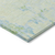 8' Mint Green And Blue Round Abstract Washable Indoor Outdoor Area Rug