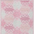 9' X 12' Pink And Gray Trellis Washable Indoor Outdoor Area Rug