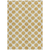 8' X 10' Gold And Ivory Polka Dot Washable Indoor Outdoor Area Rug