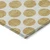 8' X 10' Gold And Ivory Polka Dot Washable Indoor Outdoor Area Rug