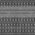 9' X 12' Gray Silver And Charcoal Tribal Washable Indoor Outdoor Area Rug