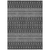 9' X 12' Gray Silver And Charcoal Tribal Washable Indoor Outdoor Area Rug