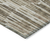 8' X 10' Brown And Taupe Abstract Washable Indoor Outdoor Area Rug