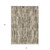 8' X 10' Brown And Taupe Abstract Washable Indoor Outdoor Area Rug - 608219240707