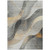 10' X 14' Gray Silver And Rust Abstract Washable Indoor Outdoor Area Rug
