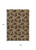 9' X 12' Brown And Beige Geometric Washable Indoor Outdoor Area Rug