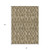 8' X 10' Brown Beige And Tan Geometric Washable Indoor Outdoor Area Rug