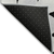 8' X 10' Black Gray And Ivory Abstract Washable Indoor Outdoor Area Rug
