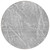 8' Gray Ivory And Silver Round Abstract Washable Indoor Outdoor Area Rug