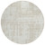 8' Ivory And Beige Round Abstract Washable Indoor Outdoor Area Rug - 608219313838