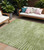 8' X 10' Sage Abstract Washable Non Skid Indoor Outdoor Area Rug