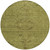 8' Olive Green And Brown Round Floral Washable Indoor Outdoor Area Rug