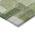 10' X 14' Artichoke Green And Ivory Abstract Washable Indoor Outdoor Area Rug