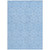 8' X 10' Sky Blue And Black Geometric Washable Indoor Outdoor Area Rug