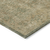 9' X 12' Artichoke Green And Beige Medallion Washable Indoor Outdoor Area Rug