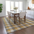 10' X 14' Gray Tan And Beige Plaid Washable Indoor Outdoor Area Rug