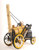 Homeroots Home Decor c1829 Yellow Rocket Steam Engine Model Sculpture