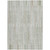 9' X 12' Sage And Ivory Striped Washable Indoor Outdoor Area Rug - Sage, Ivory