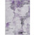 9' X 12' Purple Lavender And Gray Abstract Washable Indoor Outdoor Area Rug