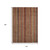 10' X 14' Rust Taupe And Gray Striped Washable Indoor Outdoor Area Rug