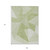 9' X 12' Artichoke Green Mint Green And Sage Geometric Washable Indoor Outdoor Area Rug
