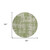 8' Green And Beige Round Abstract Washable Indoor Outdoor Area Rug - Green, Beige