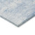 9' X 12' Sky Blue Denim Blue And Silver Abstract Washable Indoor Outdoor Area Rug