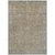 10' X 14' Tan Gray And Brown Oriental Washable Indoor Outdoor Area Rug