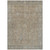 10' X 14' Tan Gray And Brown Oriental Washable Indoor Outdoor Area Rug