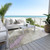 10' X 14' Taupe And Lavender Abstract Washable Indoor Outdoor Area Rug