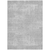 9' X 12' Silver And Gray Abstract Washable Indoor Outdoor Area Rug