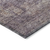 10' X 14' Plum And Lavender Floral Washable Indoor Outdoor Area Rug