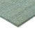 10' X 14' Teal Blue Striped Washable Indoor Outdoor Area Rug - Teal Blue