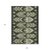 9' X 12' Olive Green And Artichoke Green Southwestern Washable Indoor Outdoor Area Rug