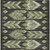 9' X 12' Olive Green And Artichoke Green Southwestern Washable Indoor Outdoor Area Rug - Olive Green, Artichoke Green