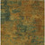 10' X 14' Copper And Green Abstract Washable Indoor Outdoor Area Rug