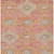 10' X 14' Coral And Gray Aztec Washable Indoor Outdoor Area Rug